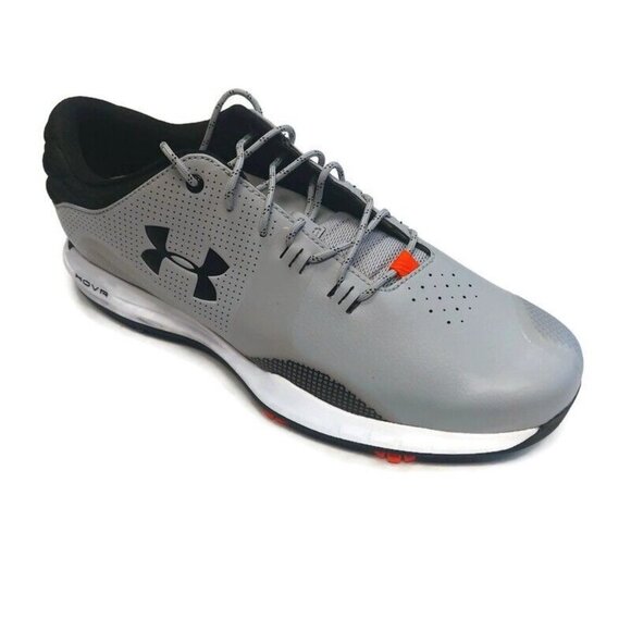 Under Armour Hovr Matchplay Golf Shoes Gray Black 3023329-103 Mens Size 9 - Picture 1 of 8